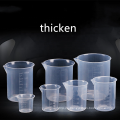 New pp material transparent thickened plastic scale cup other chemical equipment beaker without handle